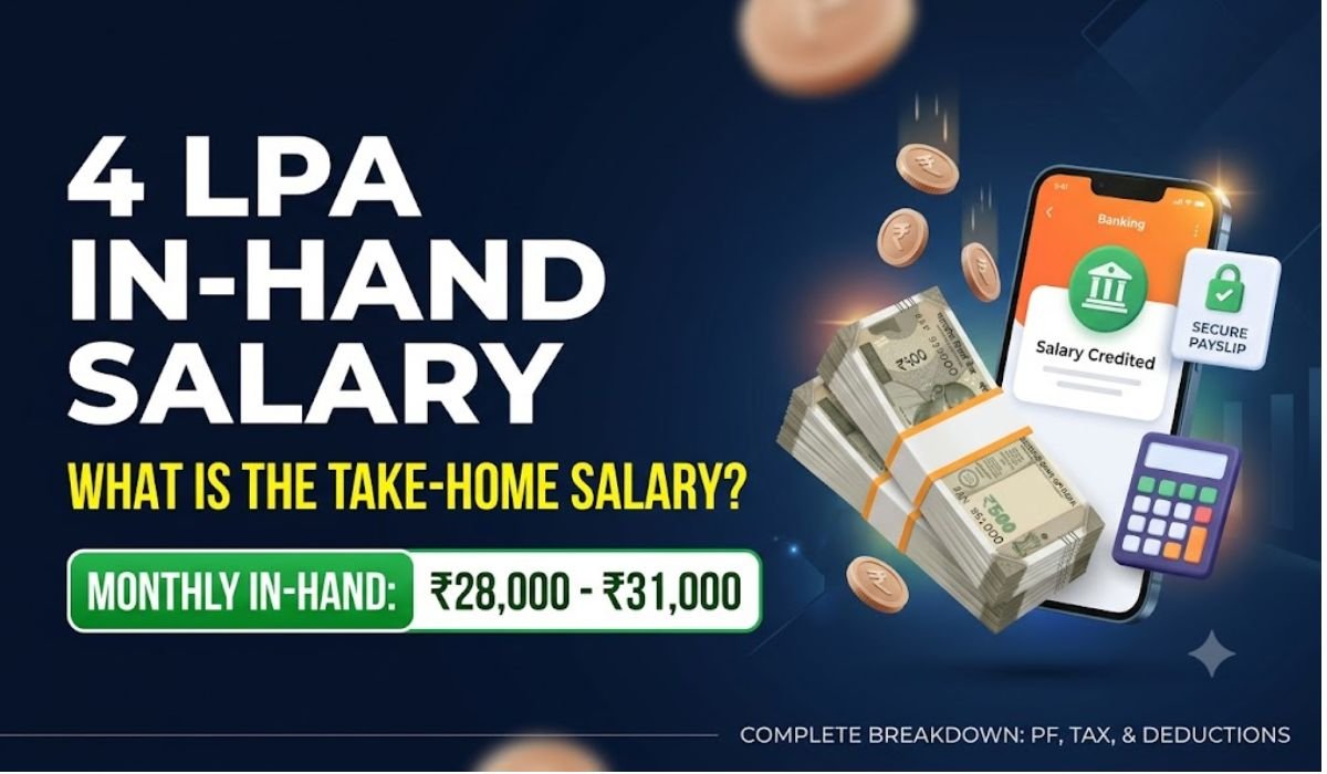 '4 lpa in hand salary