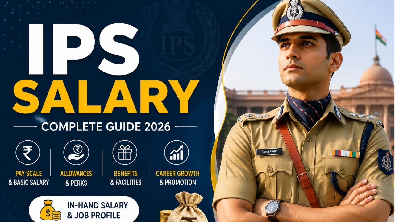 IPS Salary in India (2026): Pay Scale, In-Hand Salary, Allowances, Perks & Career Growth