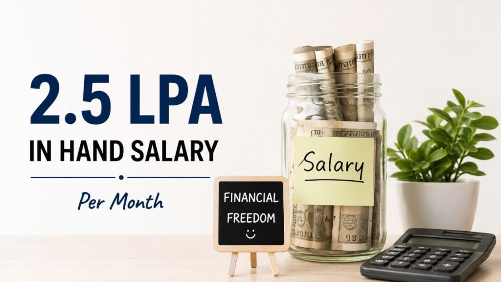 2.5 LPA in Hand Salary 