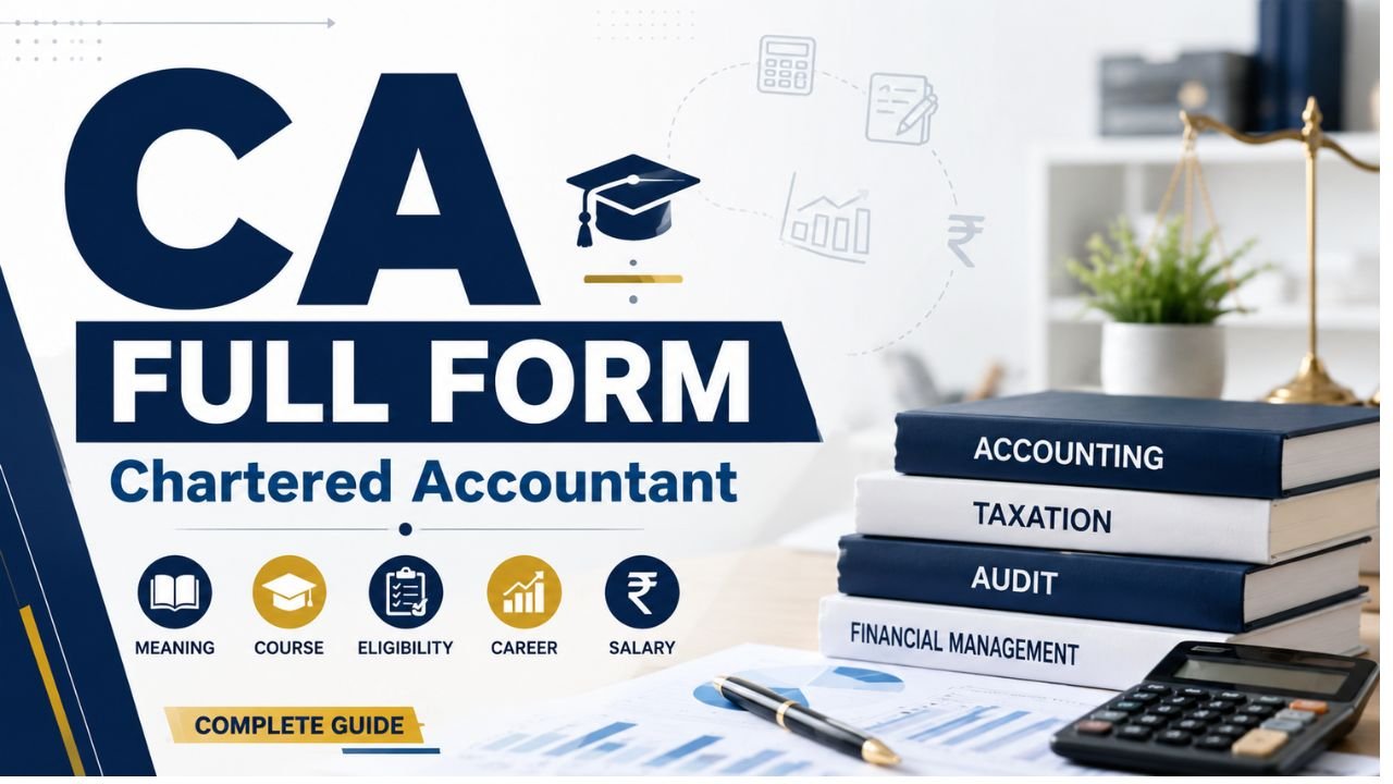 CA Full Form: Meaning, Eligibility, Course, Salary, Career & Complete Guide