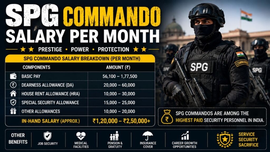 SPG Commando Salary