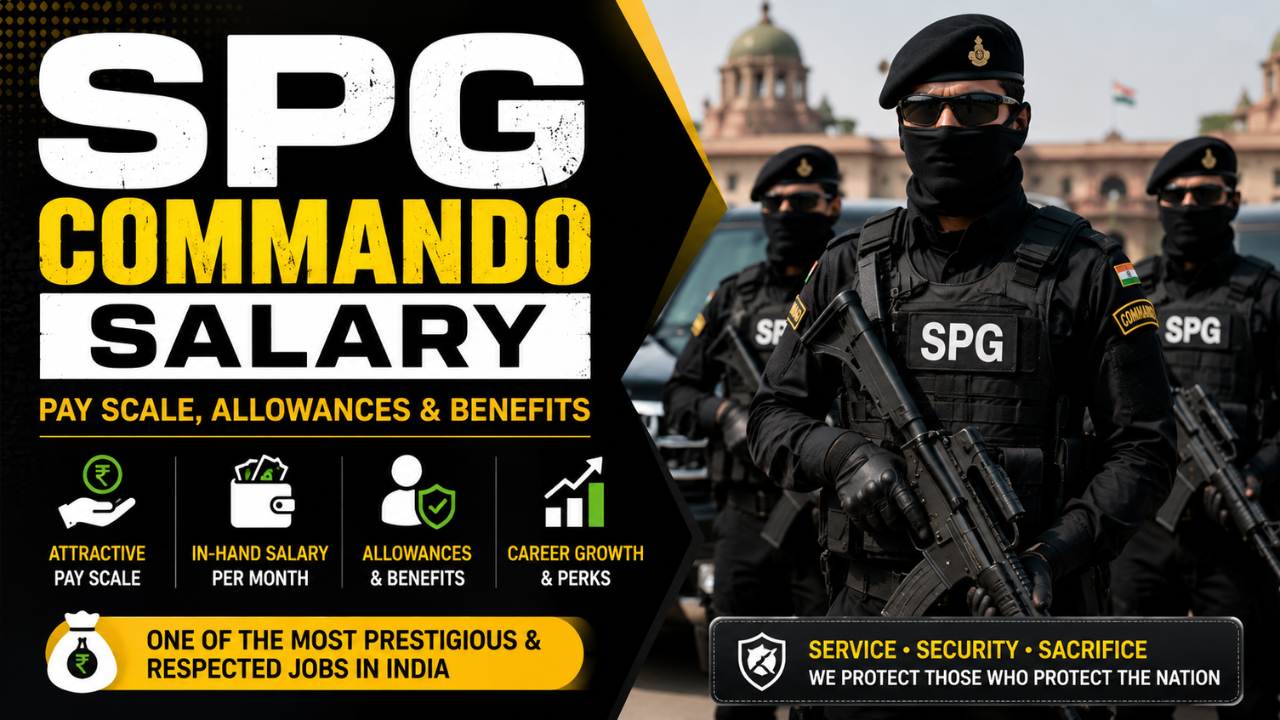 SPG Commando Salary 2026: Monthly Salary, In-Hand Pay, Allowances, Job Profile & Career