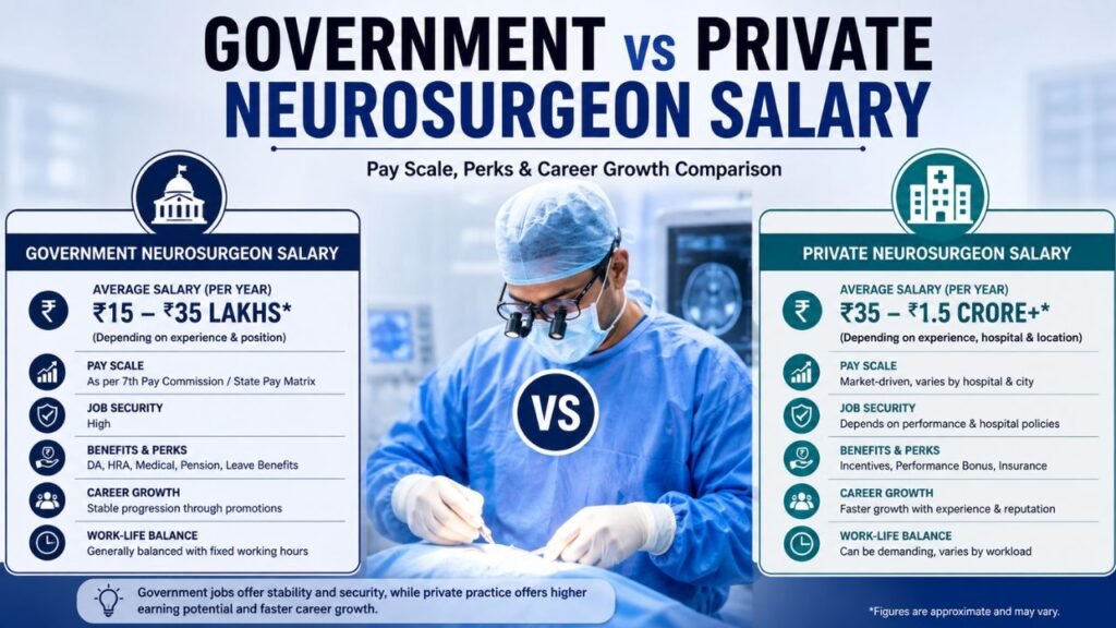 neurosurgeon salary in India