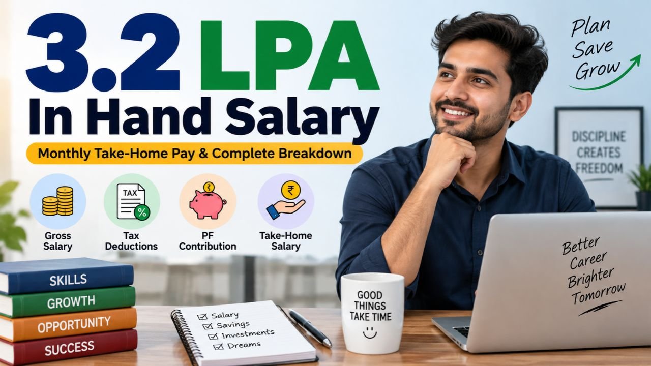 3.2 LPA In Hand Salary: Monthly Salary, CTC, Deductions & Calculation