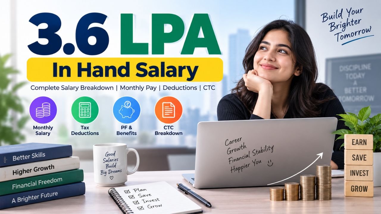 3.6 LPA In Hand Salary: Monthly Salary, Deductions and Calculation