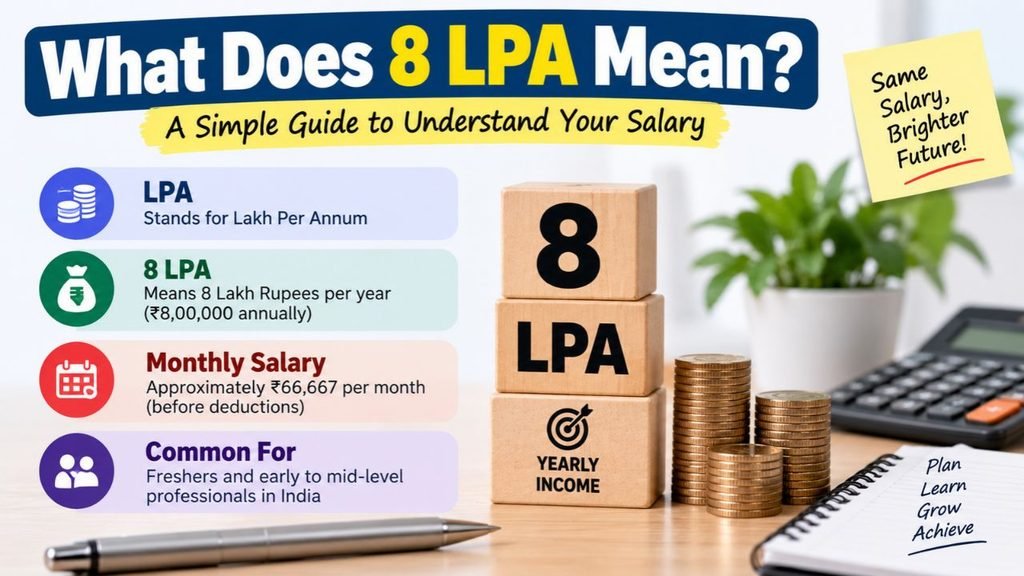 8 LPA In Hand Salary