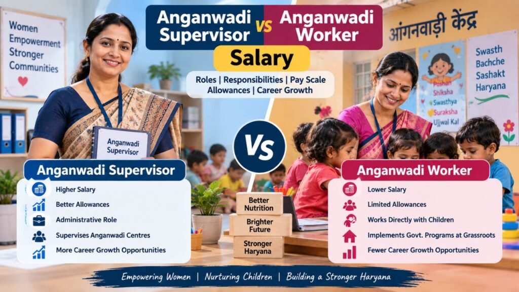 Anganwadi Supervisor Salary in Haryana