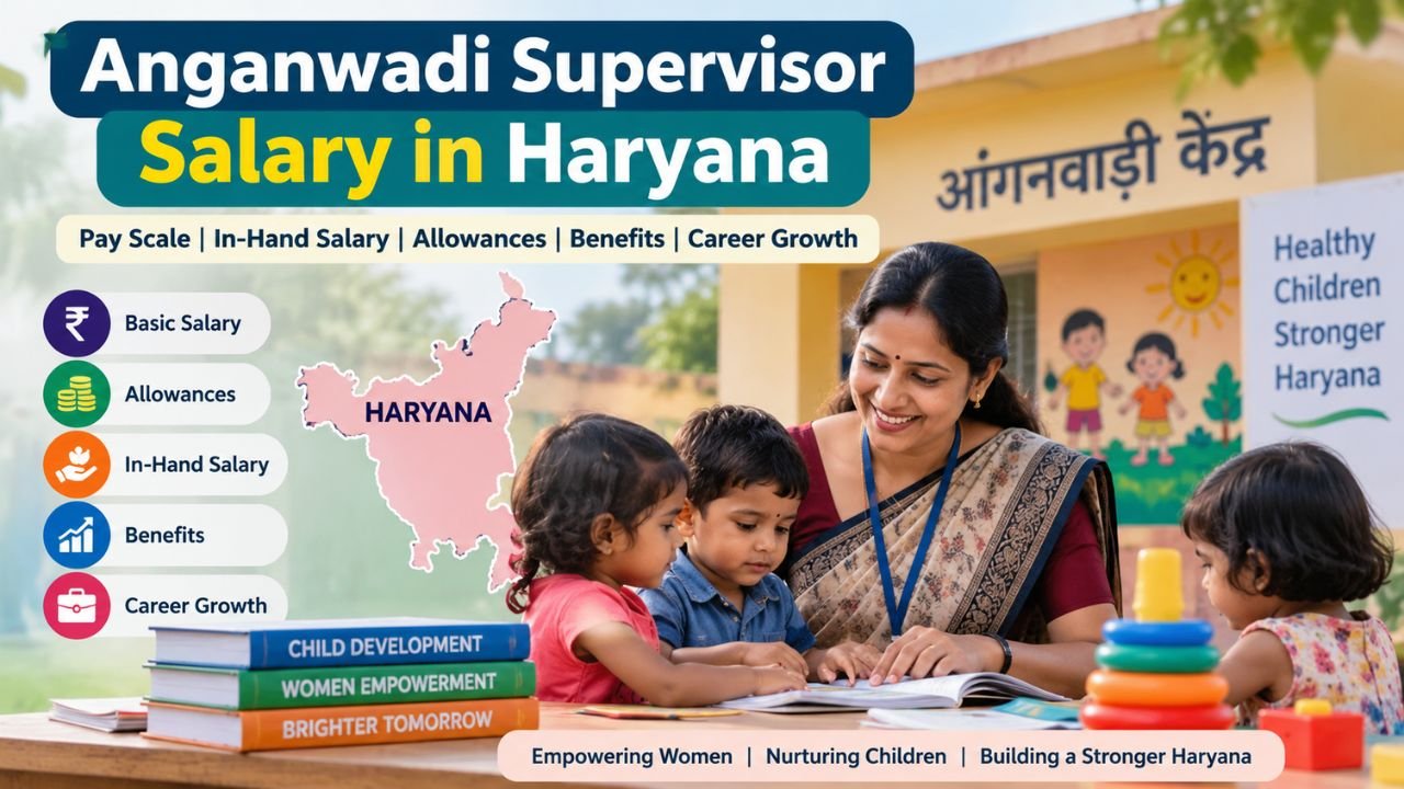 Anganwadi Supervisor Salary in Haryana