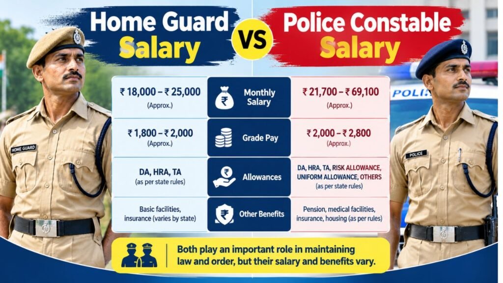 Home Guard Salary in India