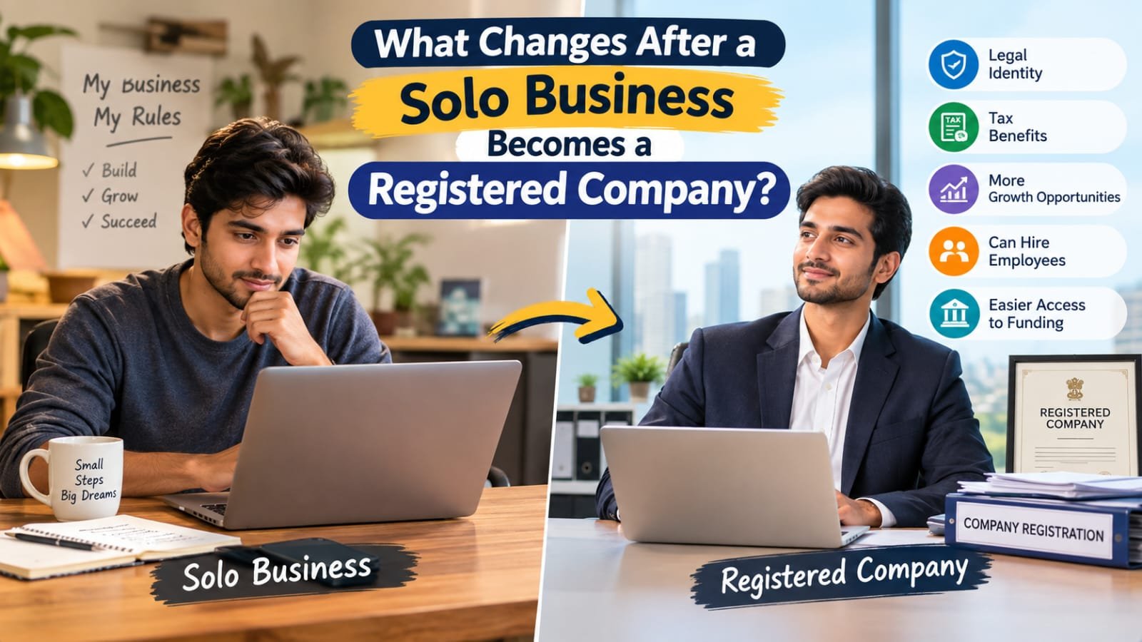What Changes After a Solo Business Becomes a Registered Company?