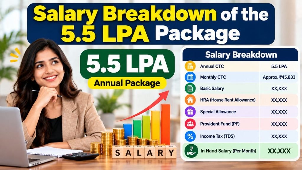 5.5 LPA In Hand Salary