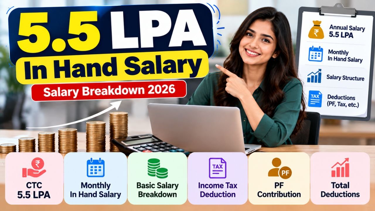 5.5 LPA In Hand Salary: Monthly Salary, Tax and Salary Breakdown